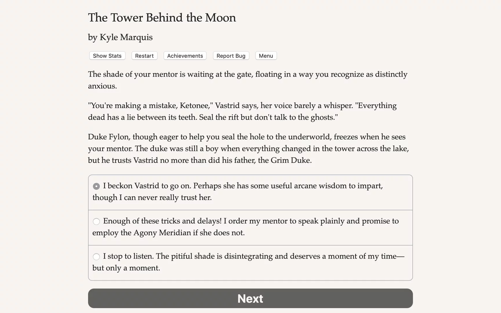 Изображение игры: Tower Behind the Moon