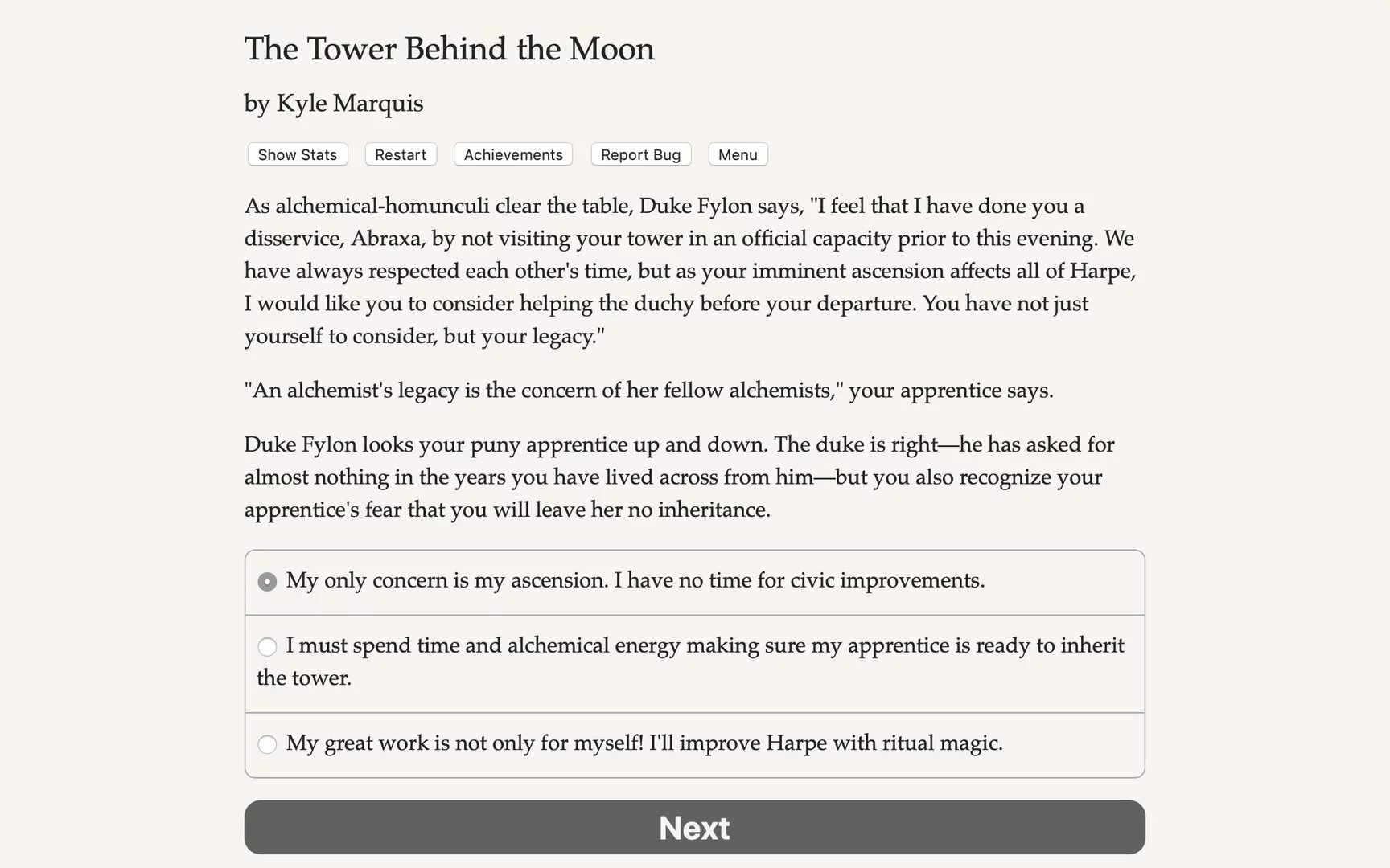 Изображение игры: Tower Behind the Moon
