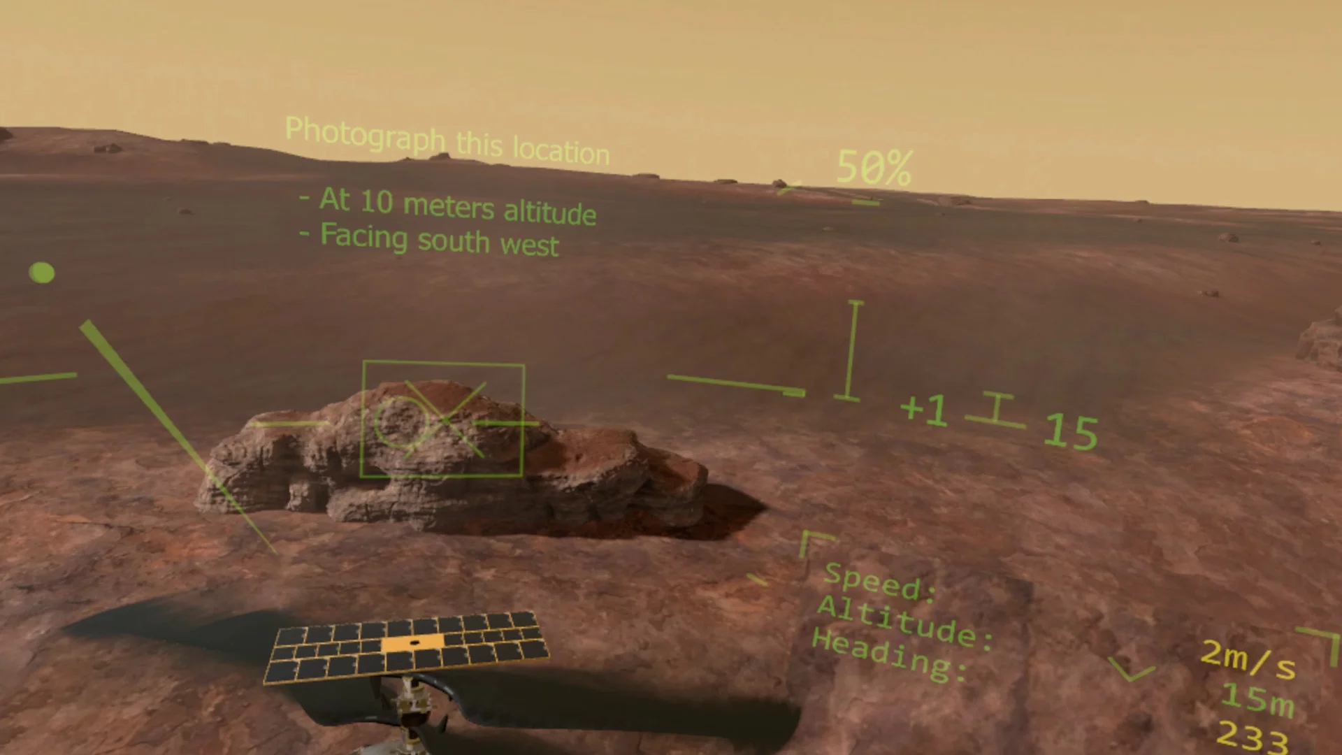 Изображение игры: Mars Flight VR