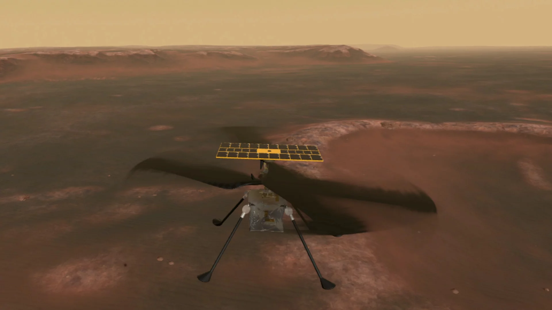 Изображение игры: Mars Flight VR