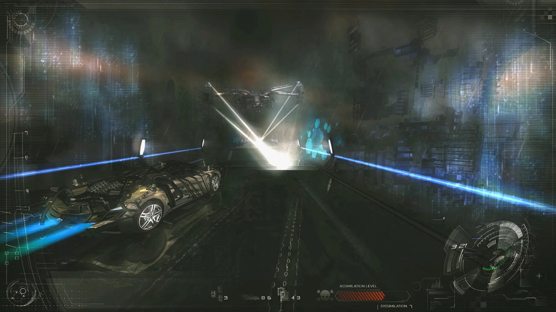 Изображение игры: CYBER.one: Racing For Souls