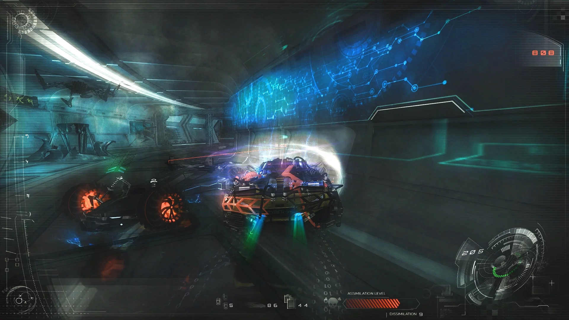 Изображение игры: CYBER.one: Racing For Souls