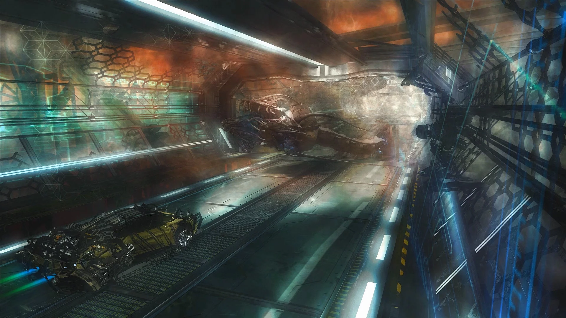 Изображение игры: CYBER.one: Racing For Souls