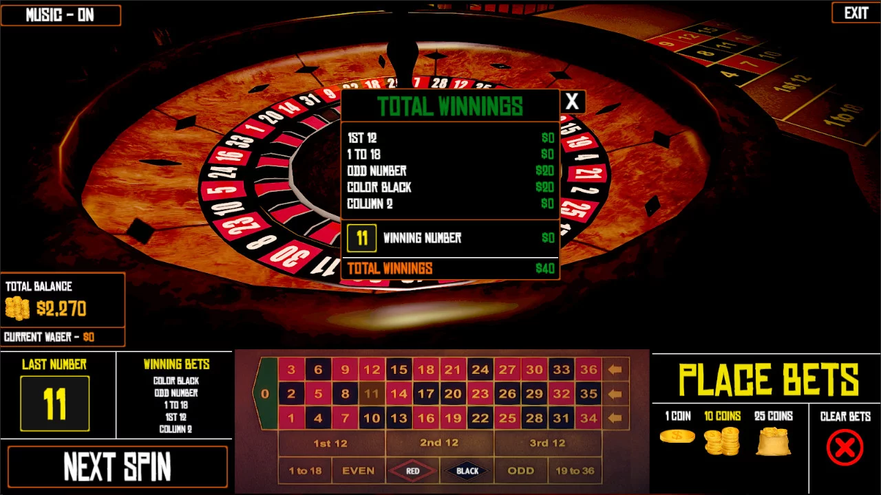 Изображение игры: Roulette Simulator 2