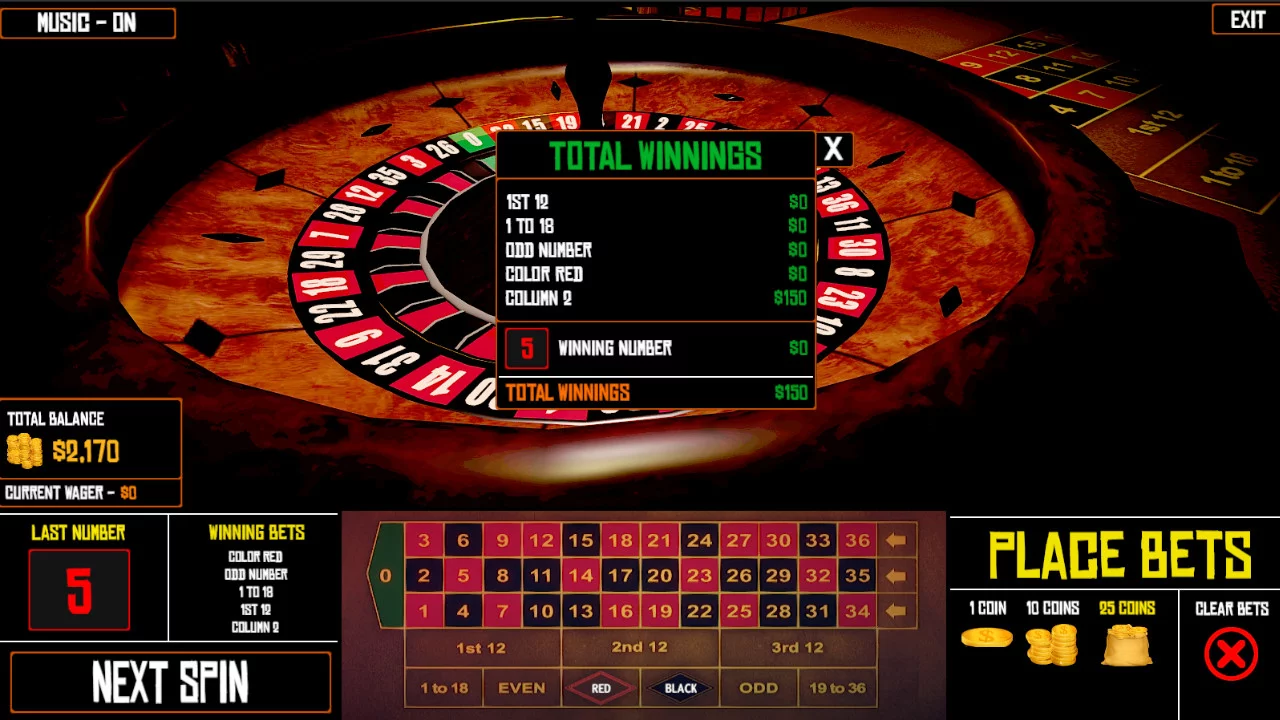 Изображение игры: Roulette Simulator 2