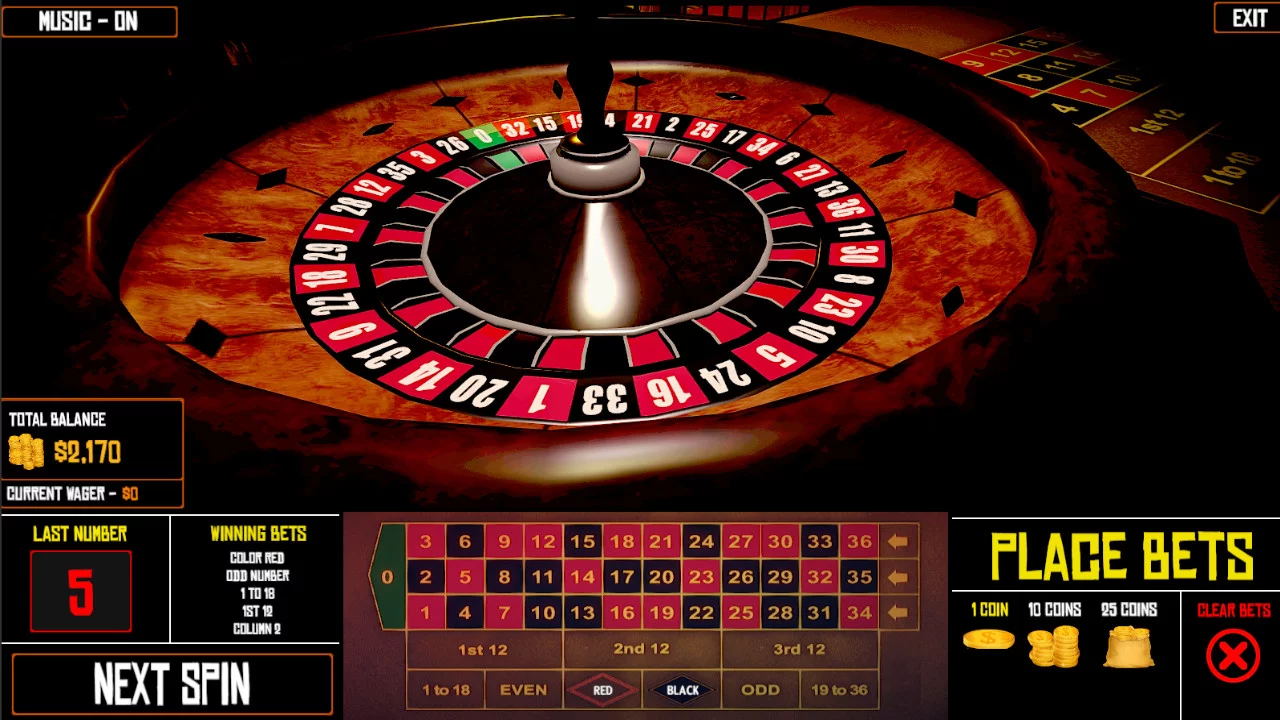 Изображение игры: Roulette Simulator 2