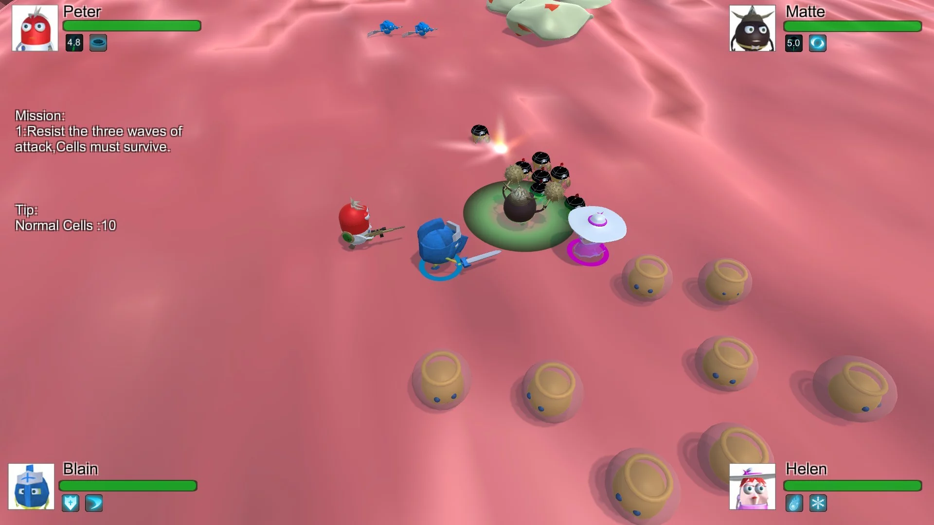 Изображение игры: Cell Defender