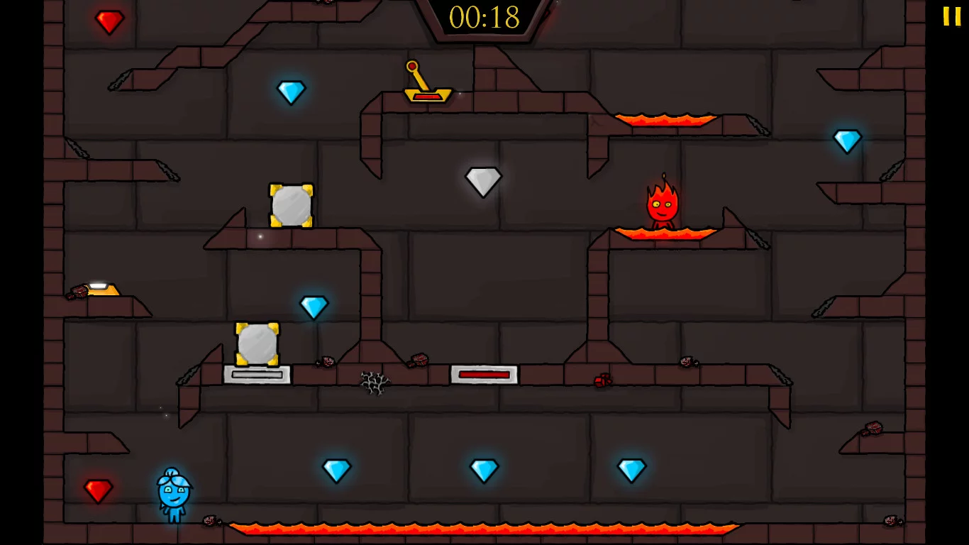 Изображение игры: Fireboy & Watergirl: Elements