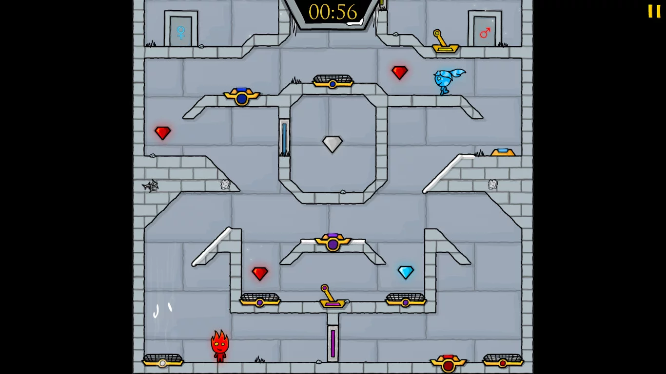 Изображение игры: Fireboy & Watergirl: Elements