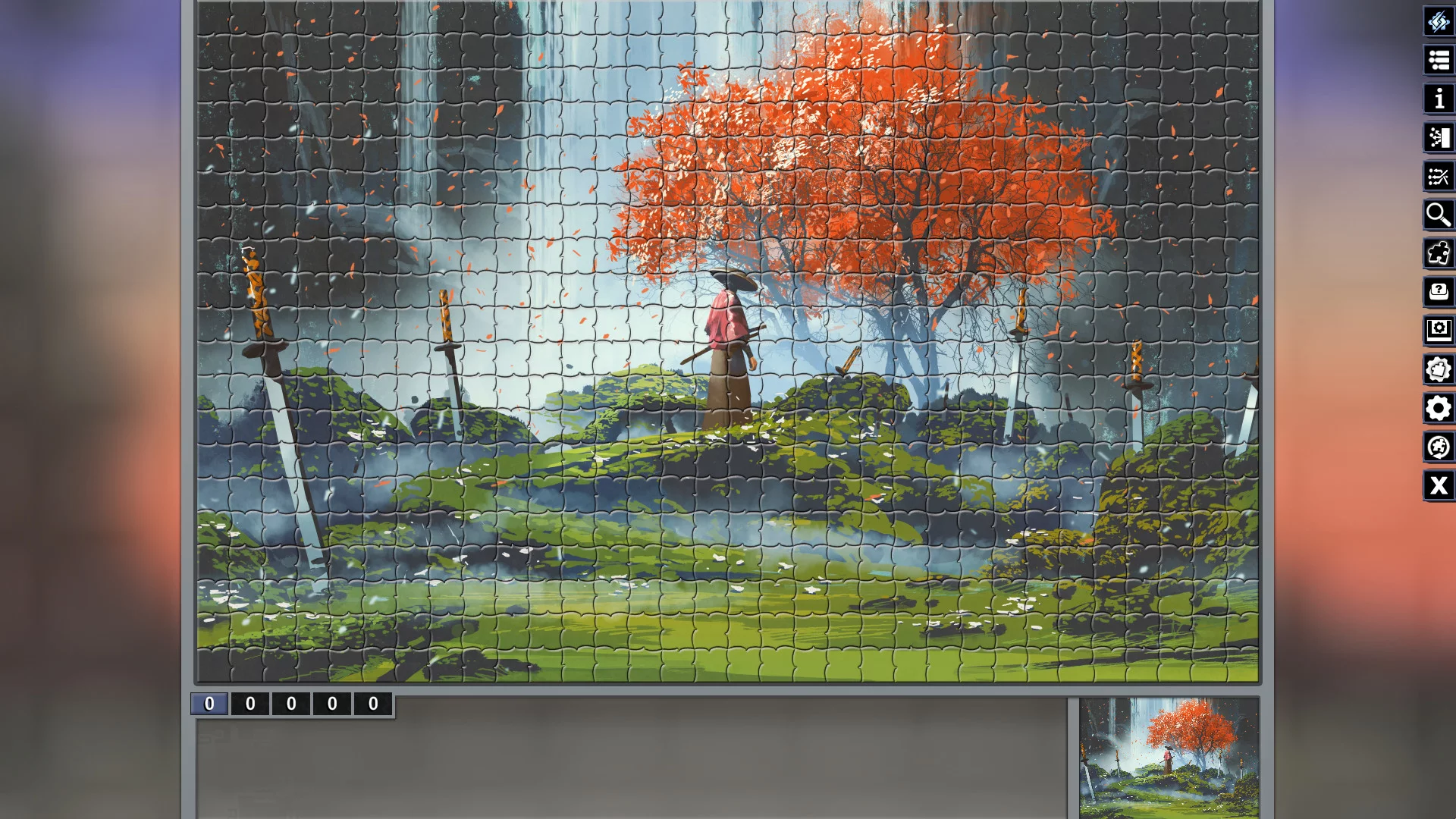Изображение игры: Pixel Puzzles Illustrations & Anime Jigsaw Puzzles