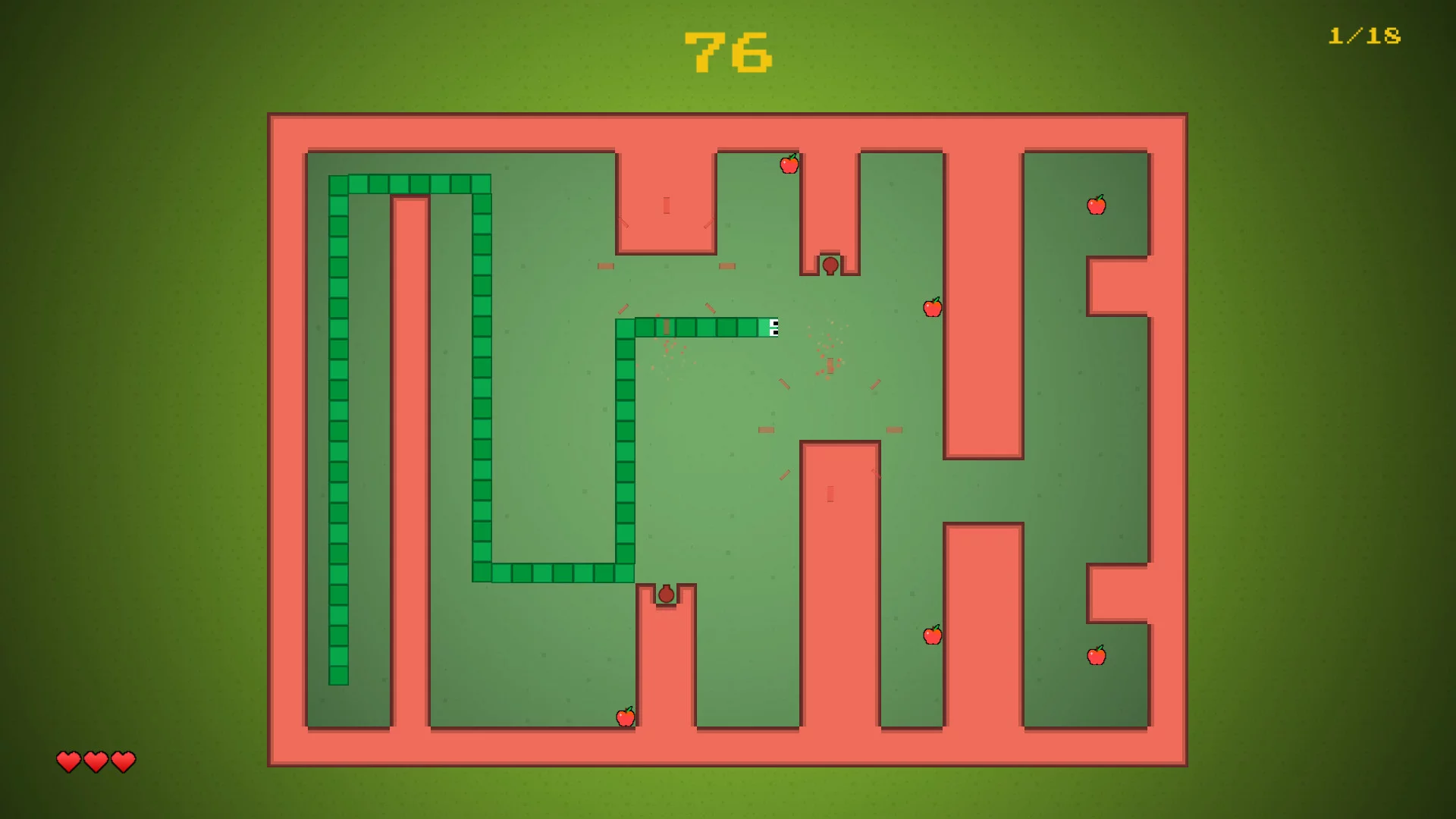 Изображение игры: Snake vs Snake