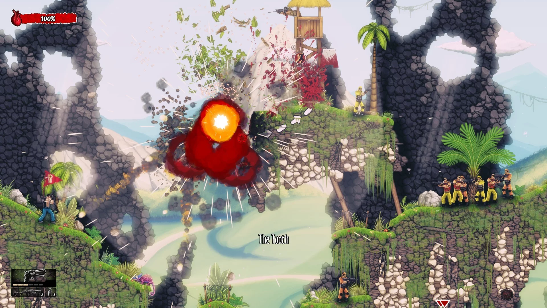 Изображение игры: Muscles And Bullets