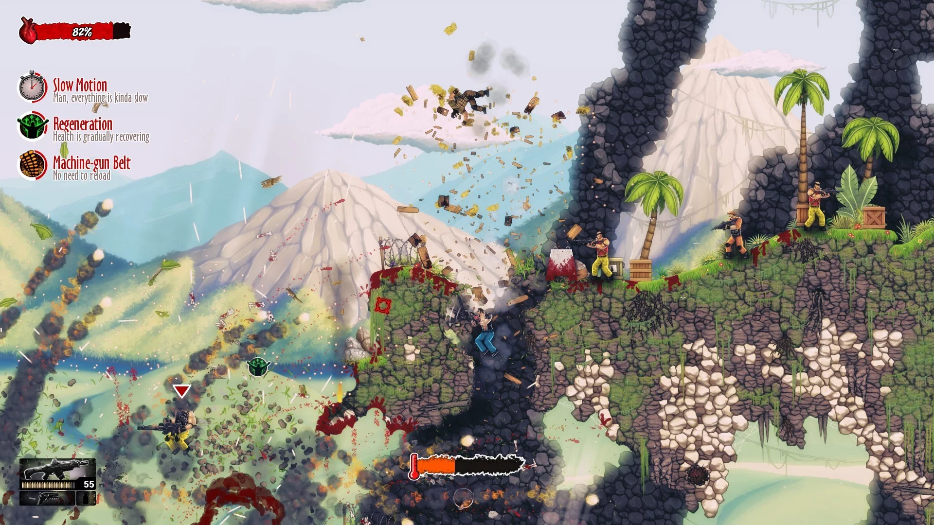 Изображение игры: Muscles And Bullets