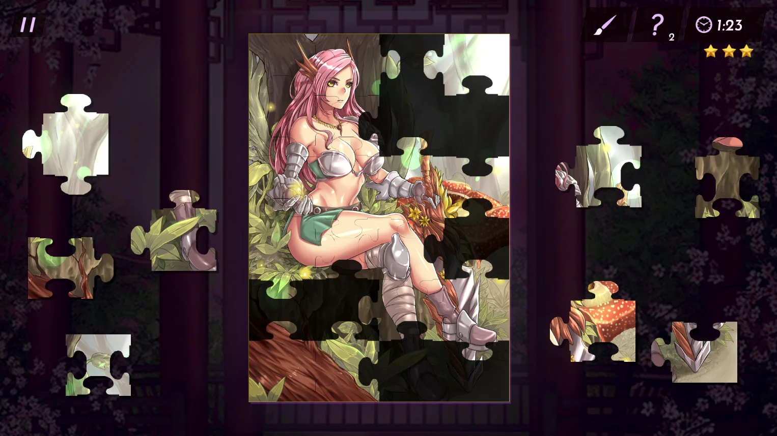 Изображение игры: Hentai Jigsaw Puzzle