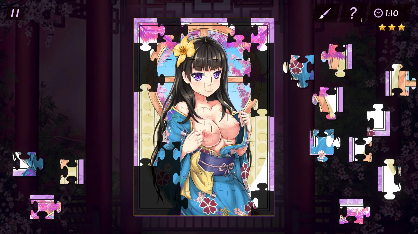 Изображение игры: Hentai Jigsaw Puzzle
