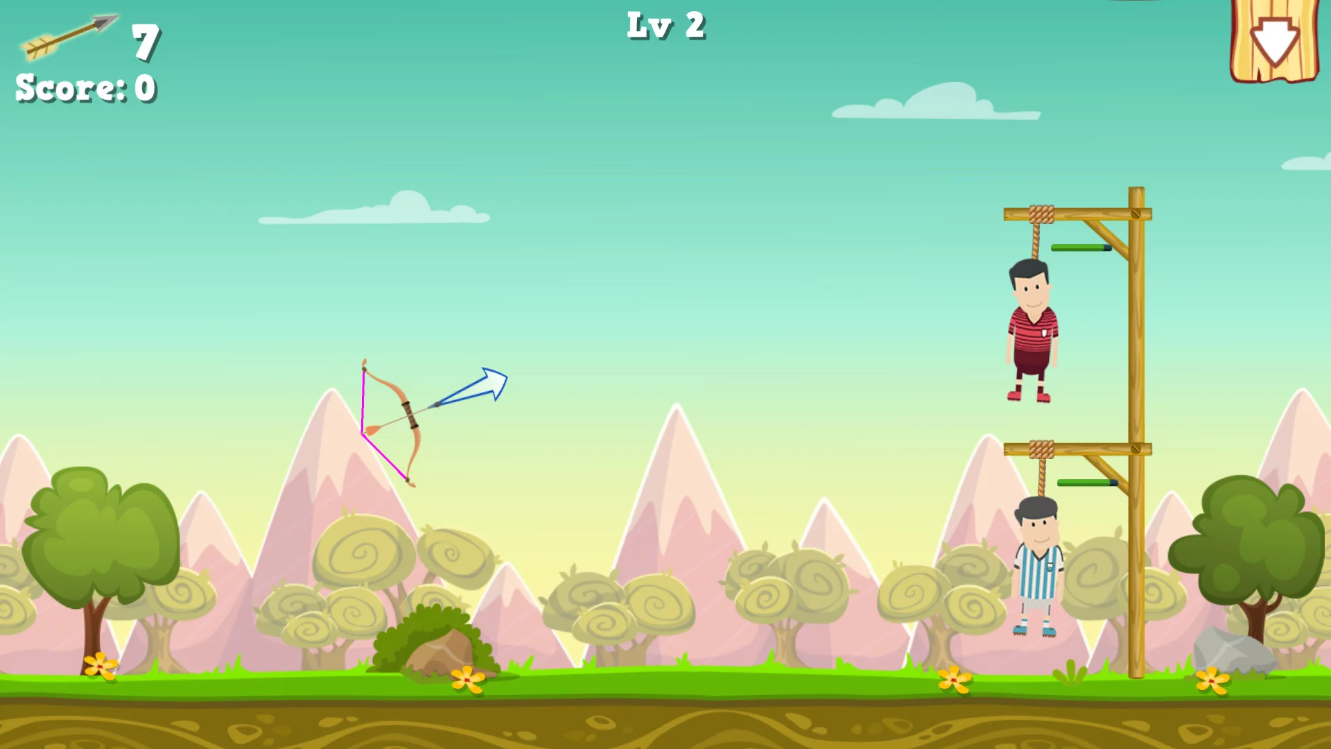 Изображение игры: Crazy Archery