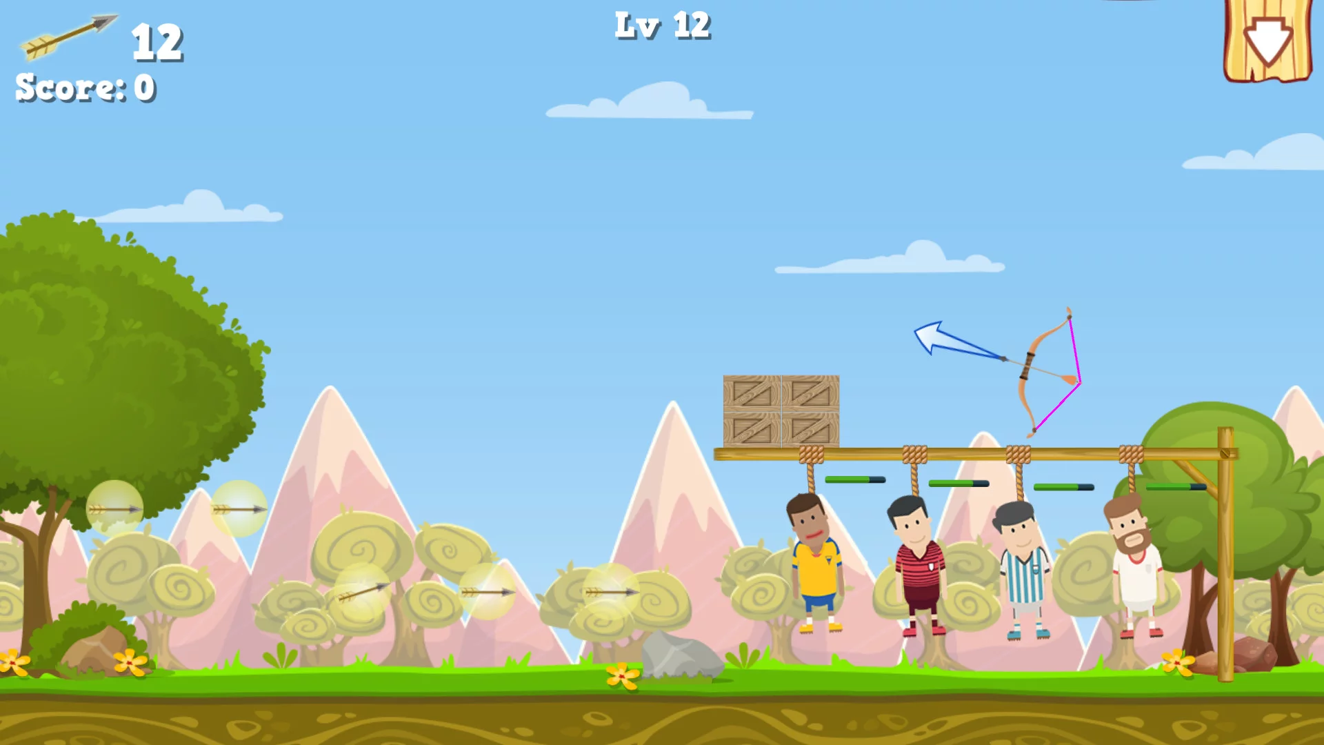 Изображение игры: Crazy Archery