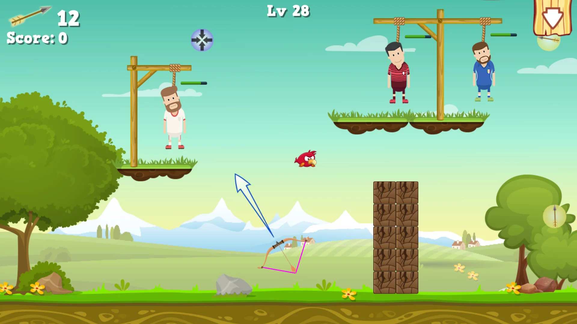 Изображение игры: Crazy Archery