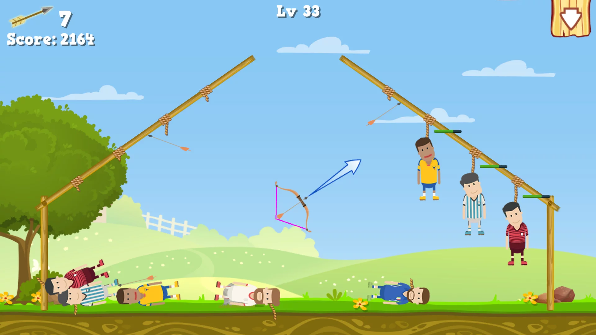 Изображение игры: Crazy Archery