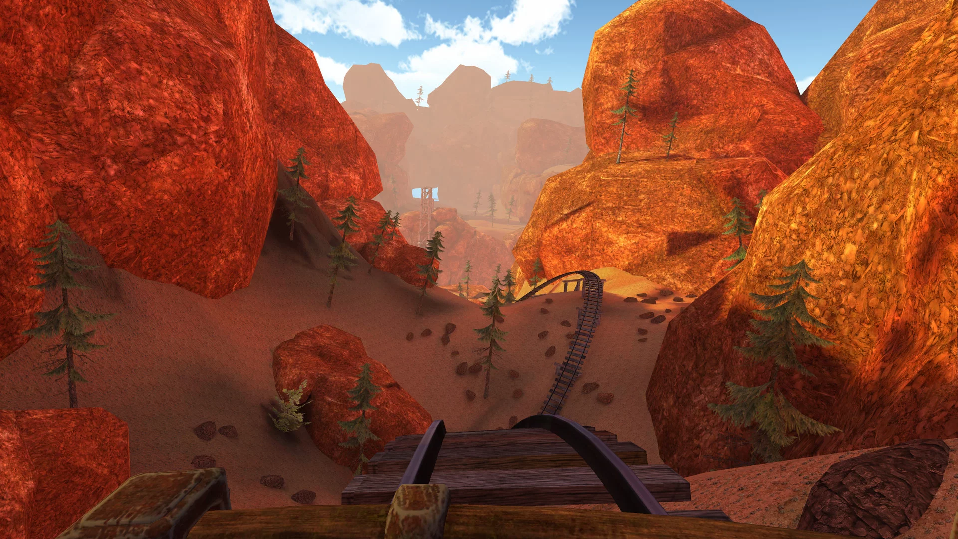 Изображение игры: Dragon Roller Coaster HD
