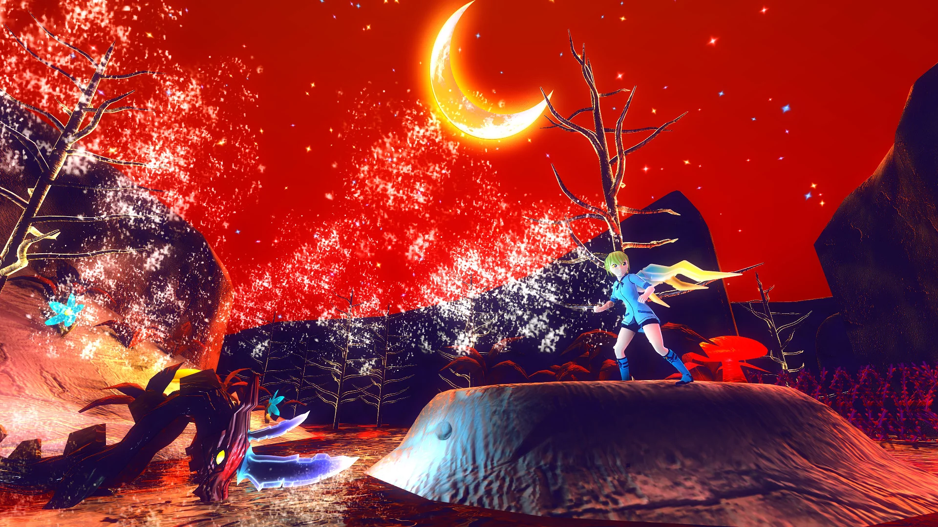 Изображение игры: Wings of Glass 玻璃の羽