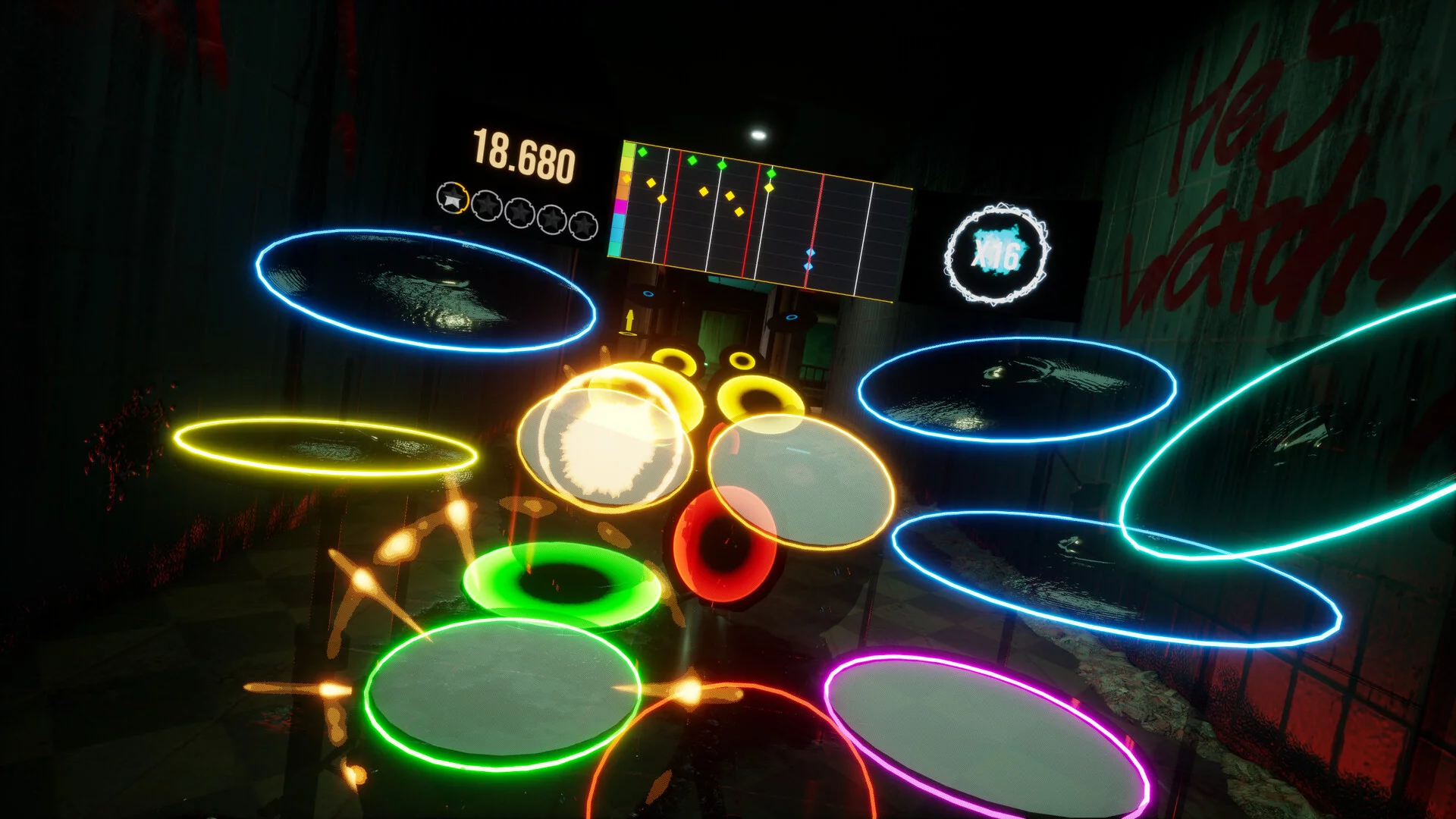 Изображение игры: DrumBeats VR