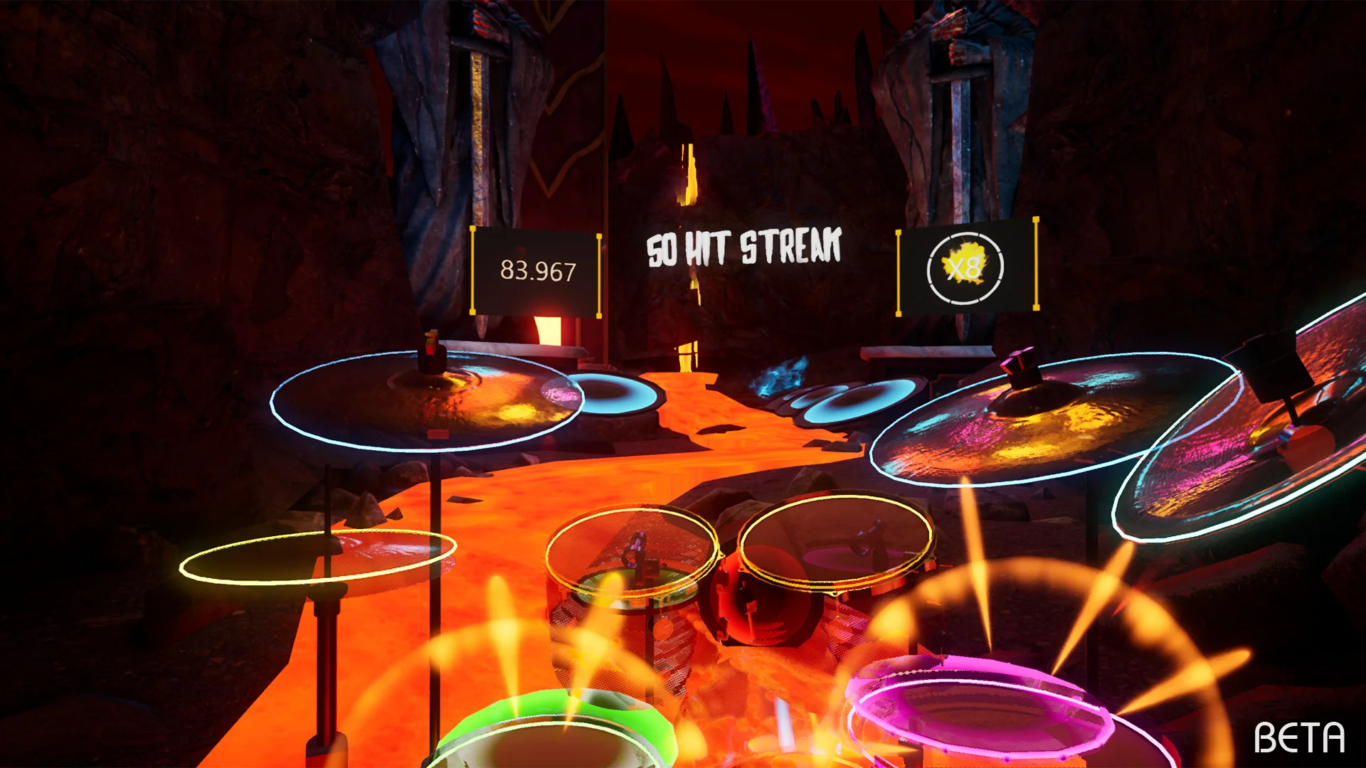 Изображение игры: DrumBeats VR