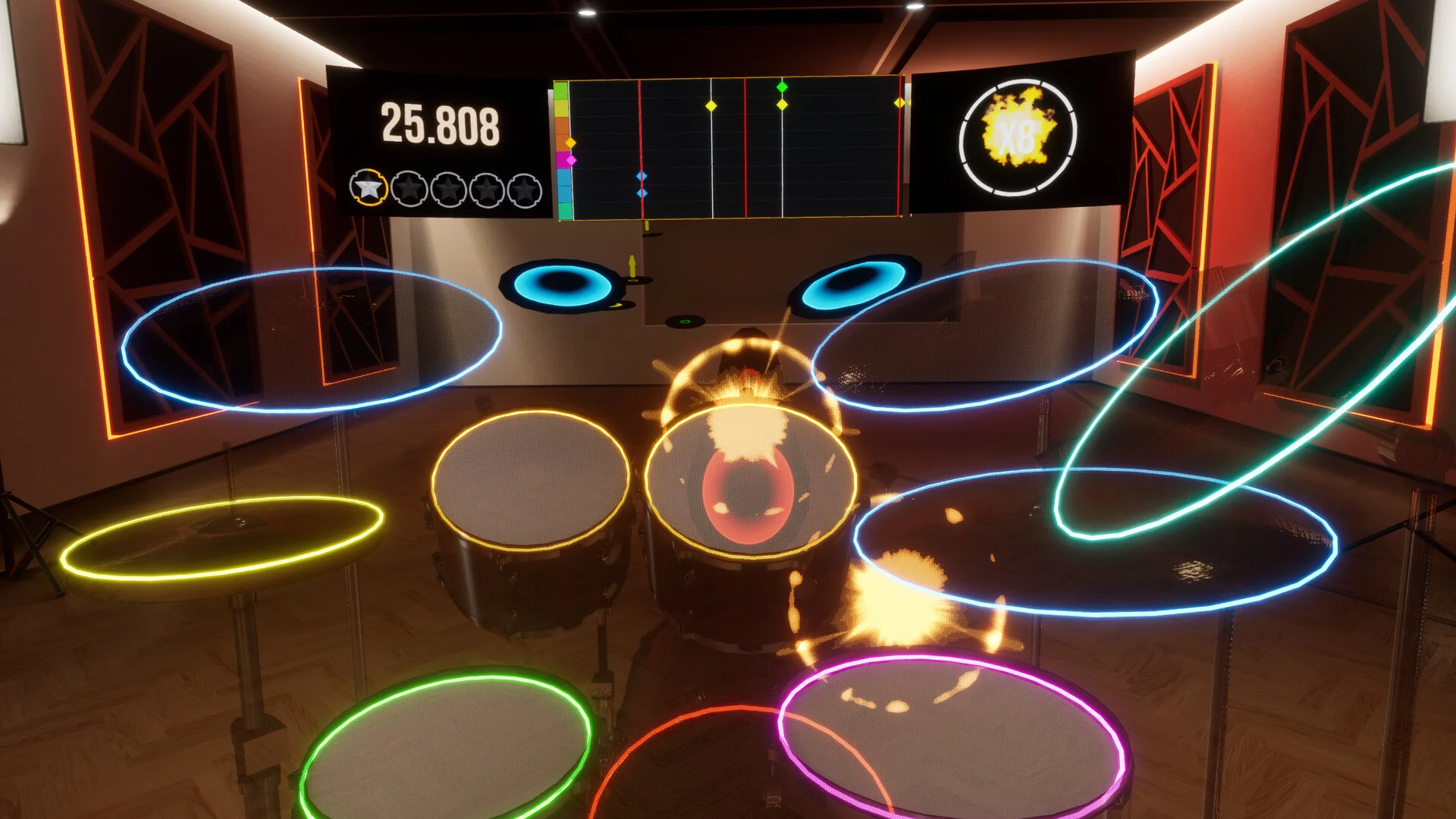 Изображение игры: DrumBeats VR