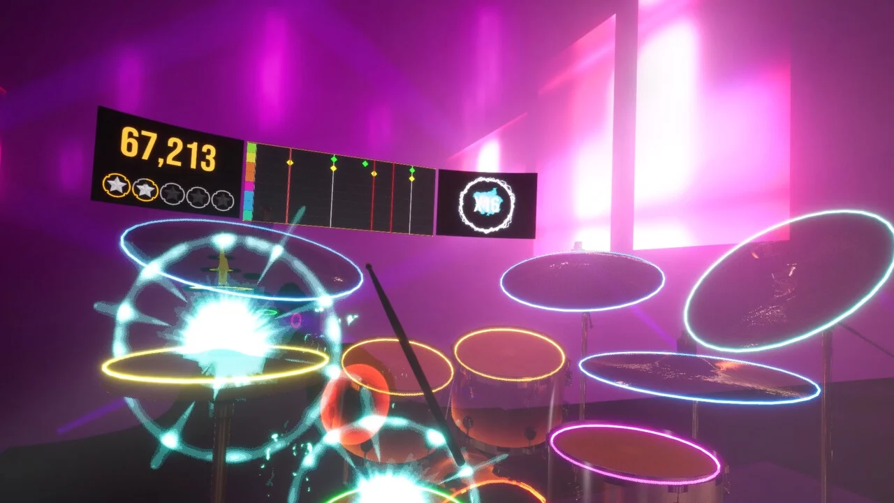 Изображение игры: DrumBeats VR