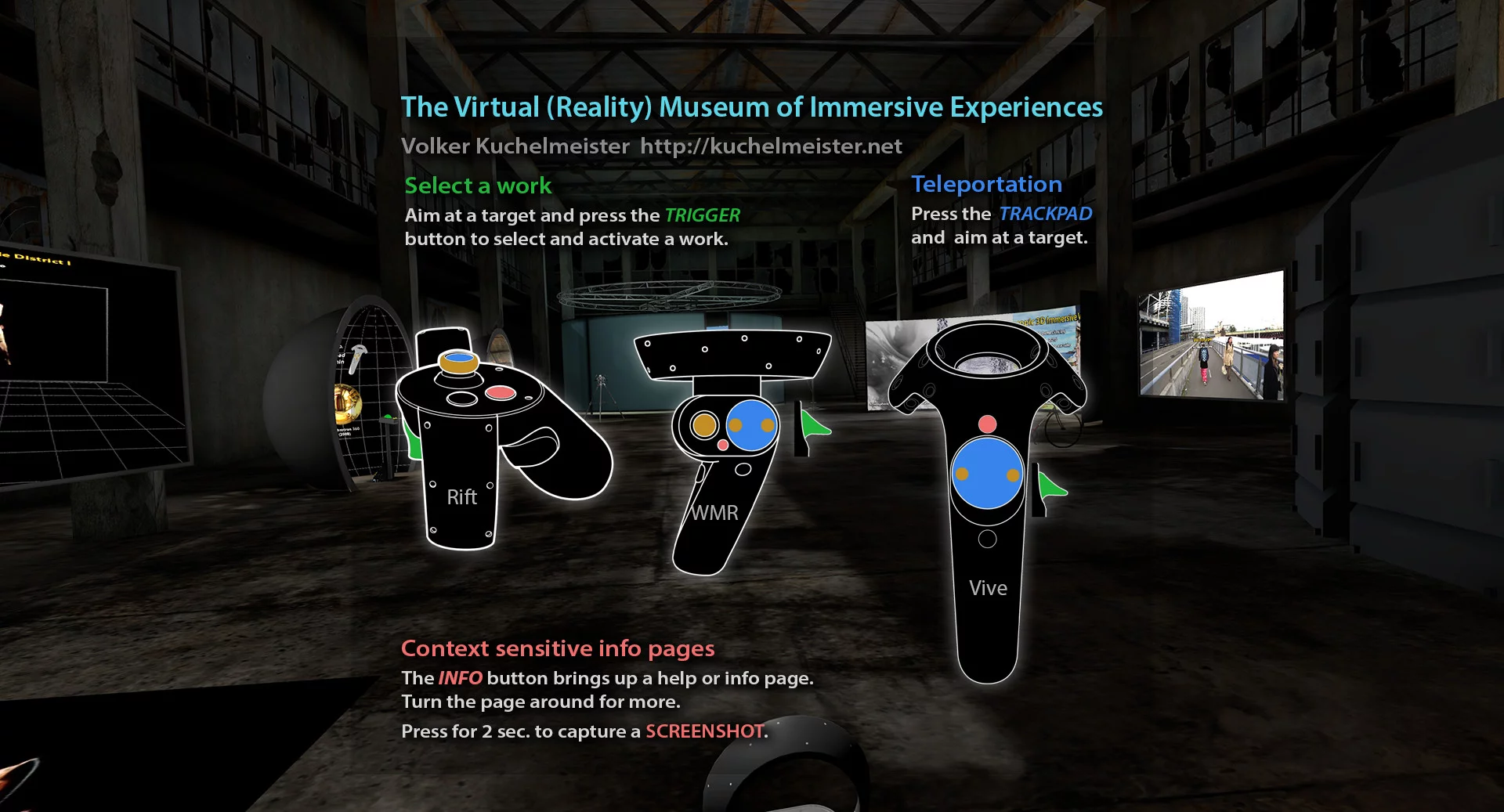 Изображение игры: The Virtual Reality Museum of Immersive Experiences