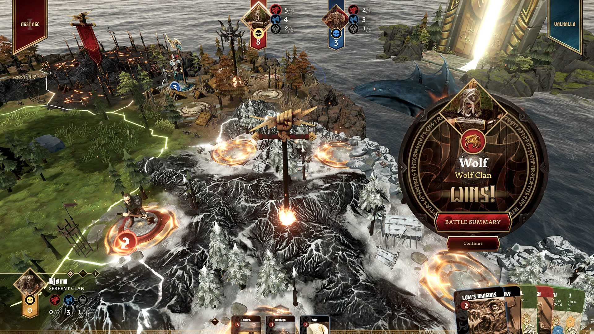 Изображение игры: Blood Rage: Digital Edition