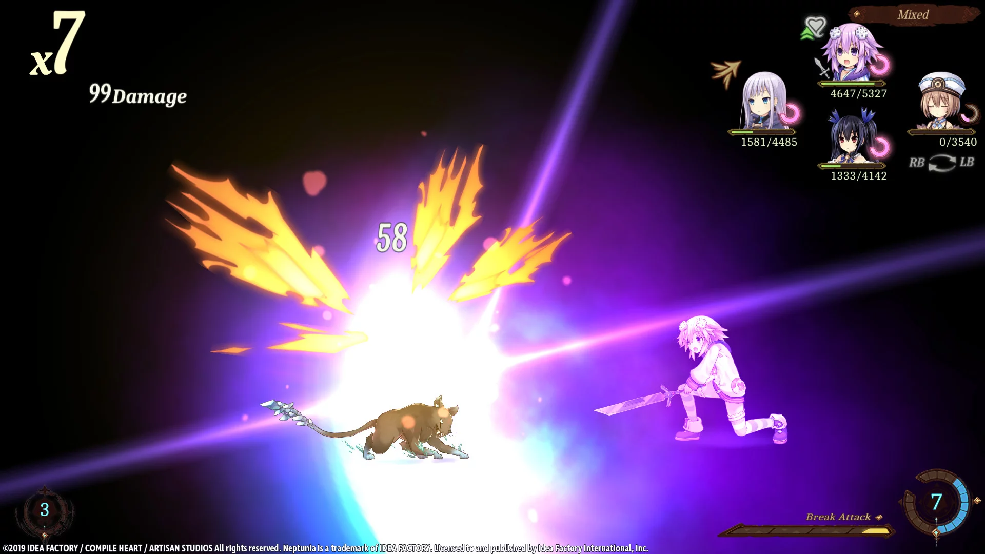 Изображение игры: Super Neptunia RPG