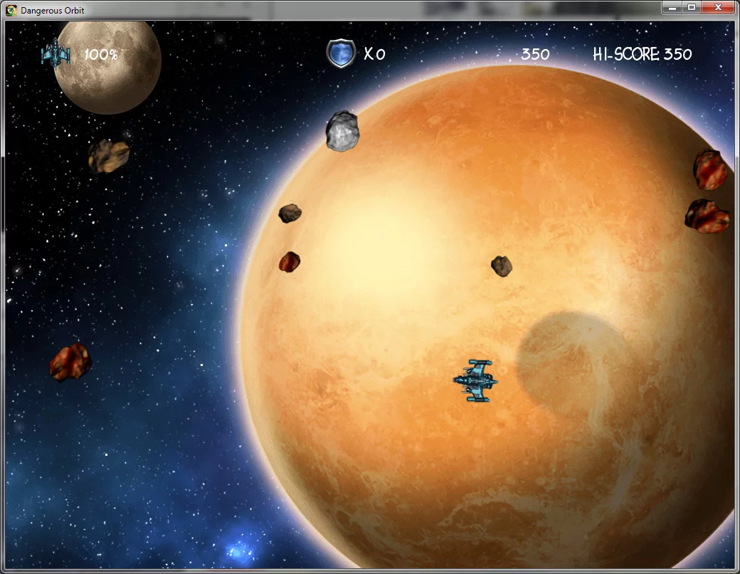 Изображение игры: Dangerous Orbit