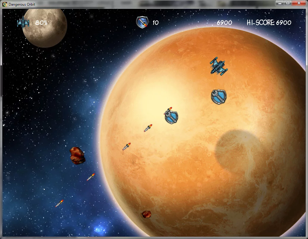 Изображение игры: Dangerous Orbit