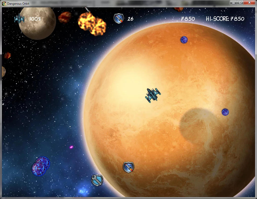 Изображение игры: Dangerous Orbit
