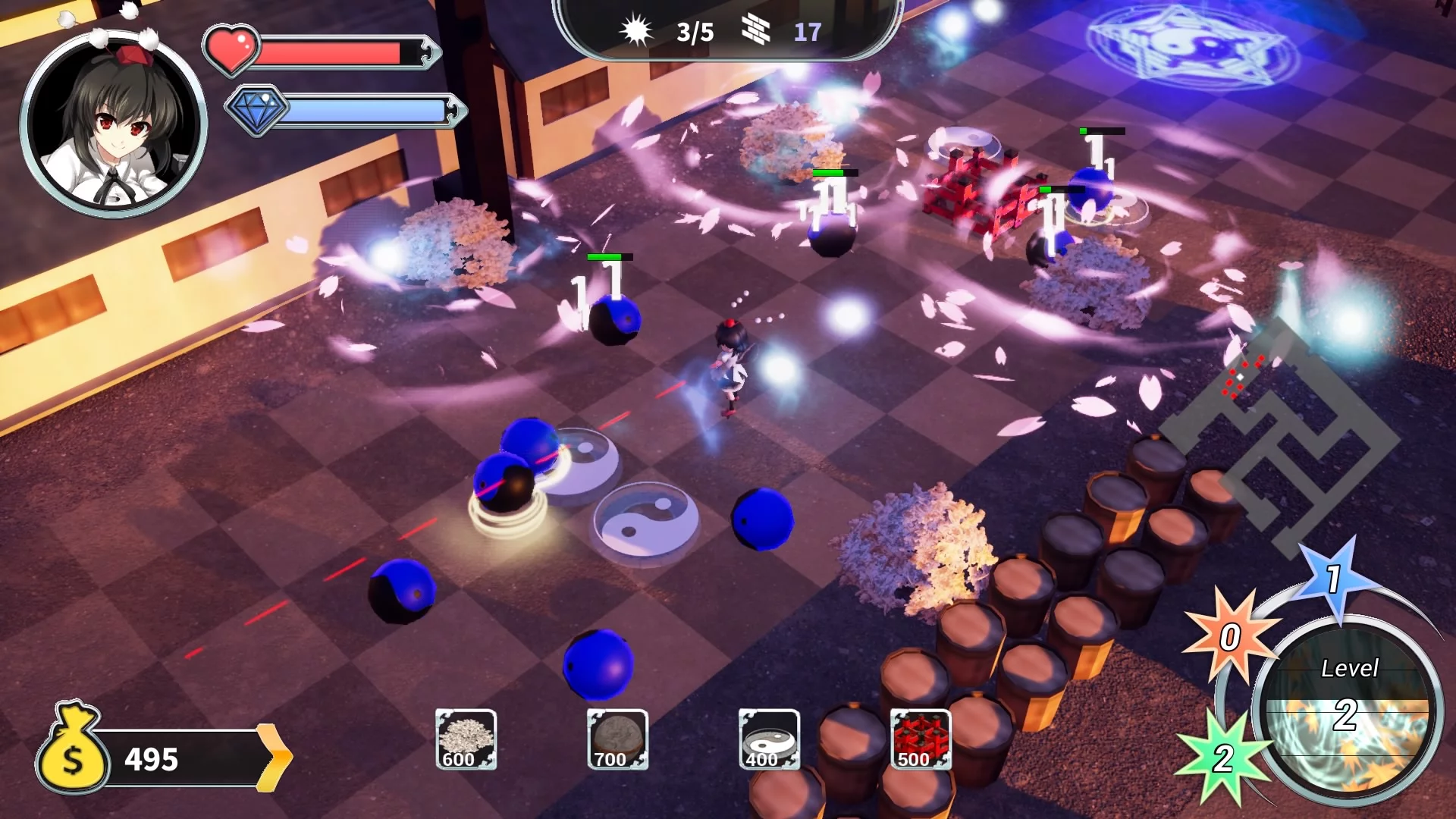 Изображение игры: Gensokyo Defenders