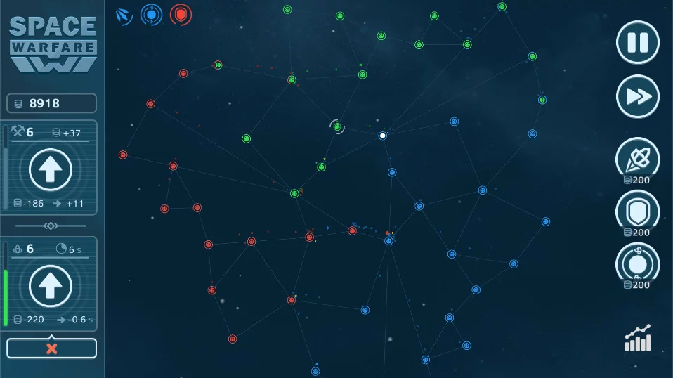 Изображение игры: Space Warfare