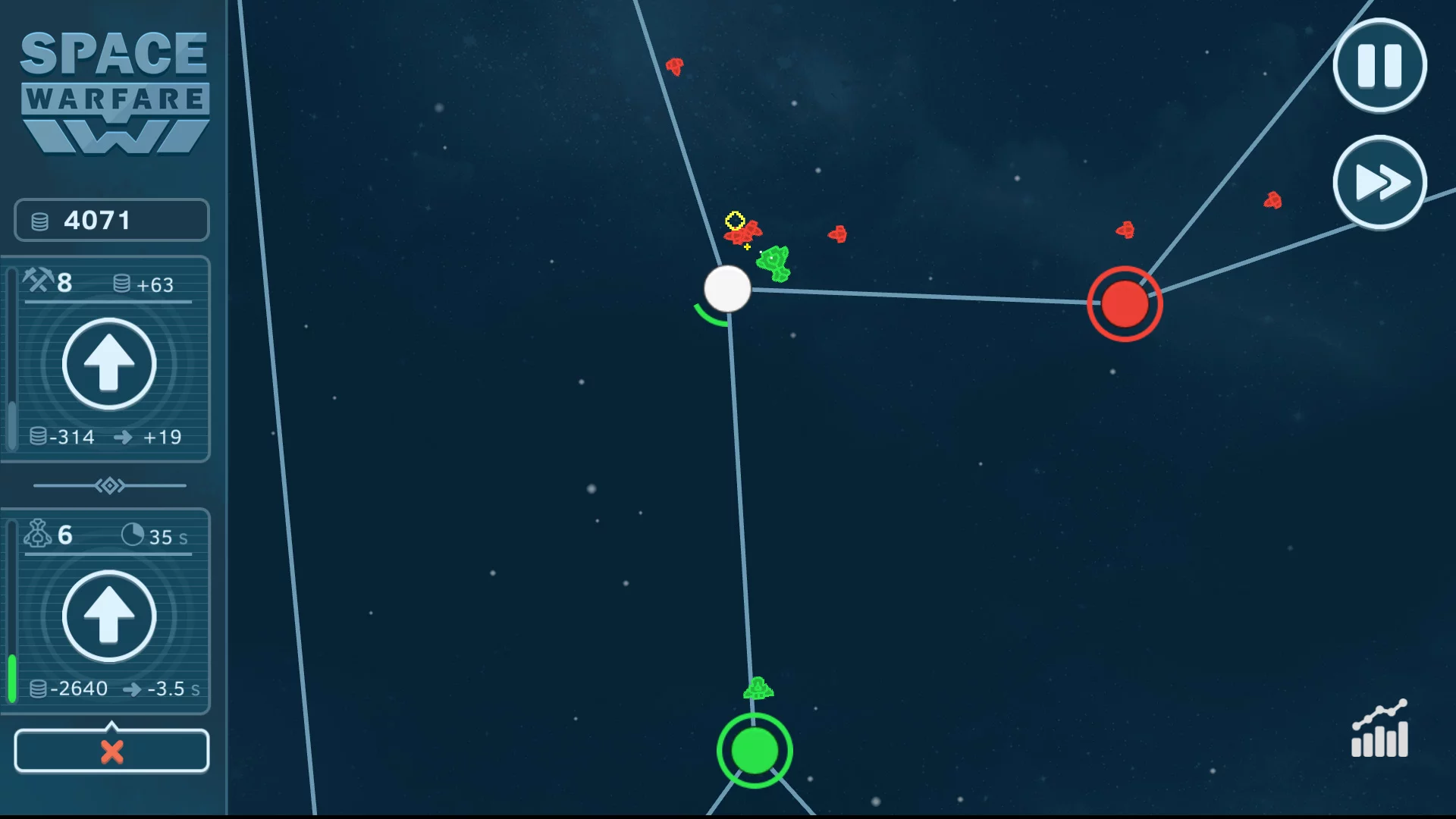 Изображение игры: Space Warfare