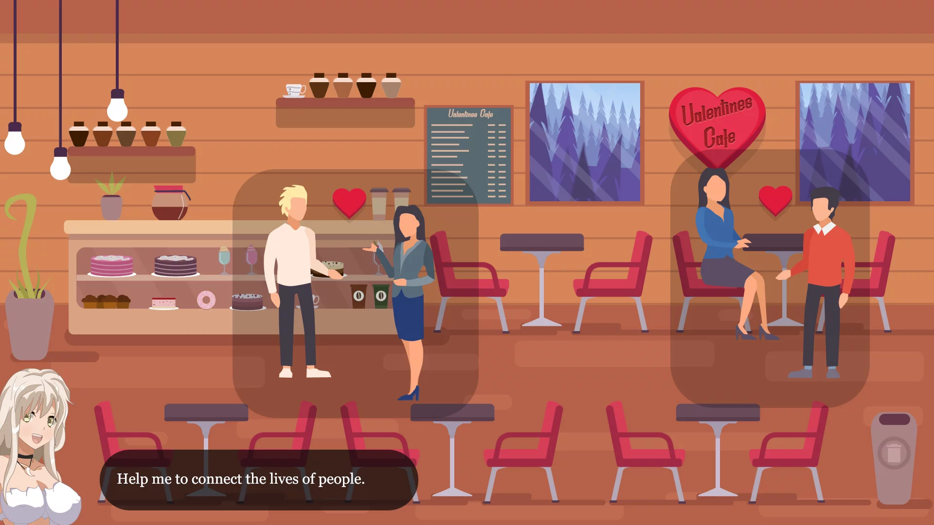 Изображение игры: Valentines Cafe