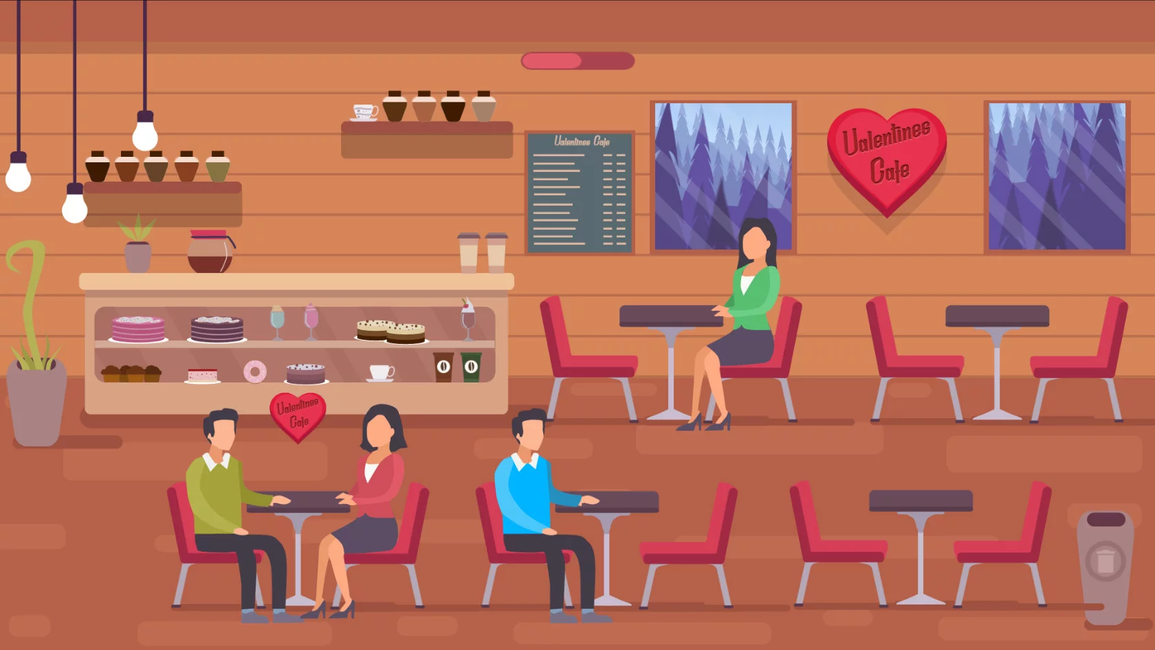 Изображение игры: Valentines Cafe