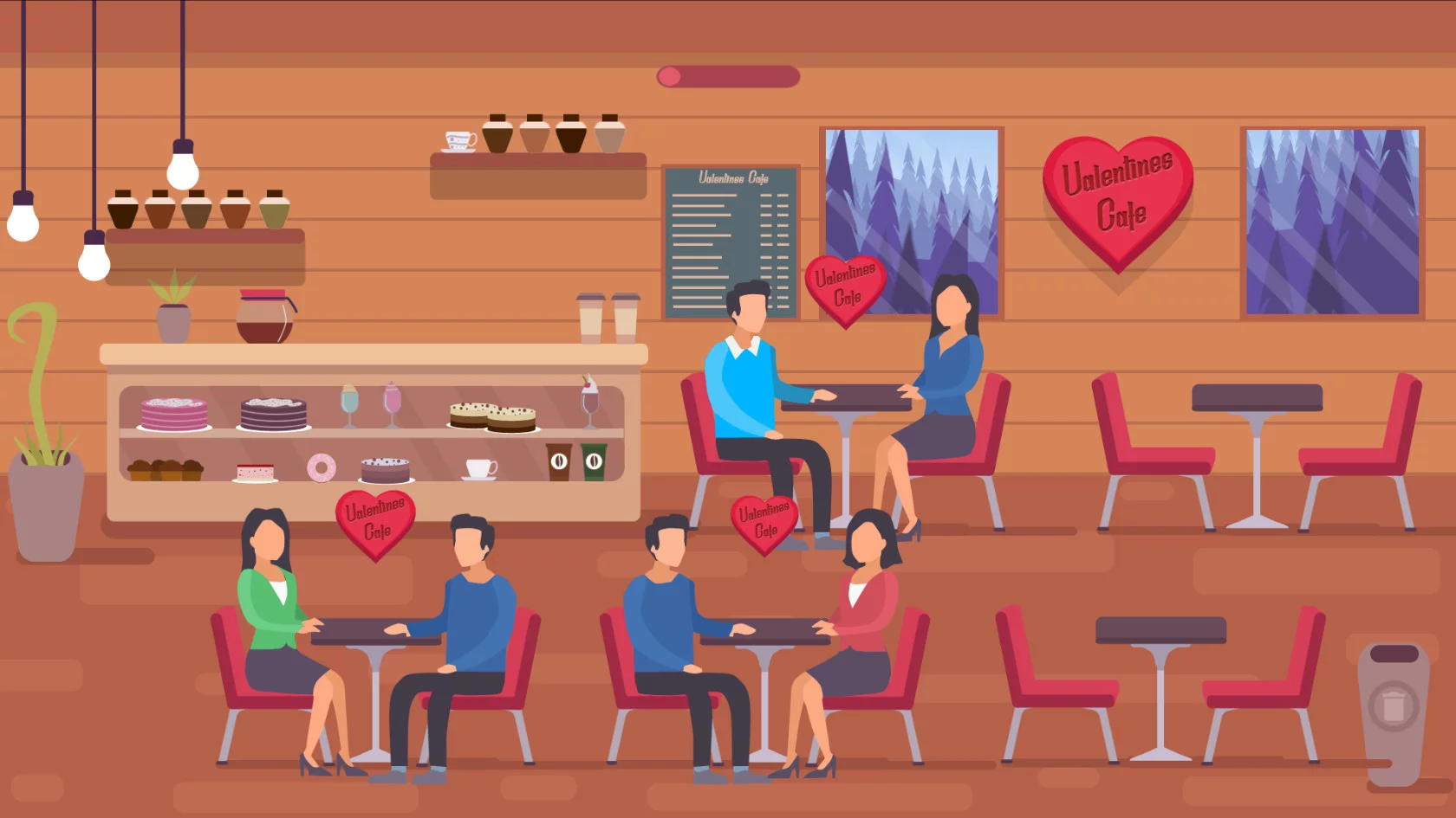 Изображение игры: Valentines Cafe