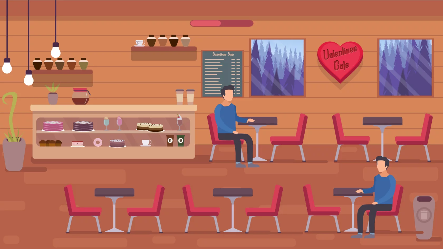 Изображение игры: Valentines Cafe