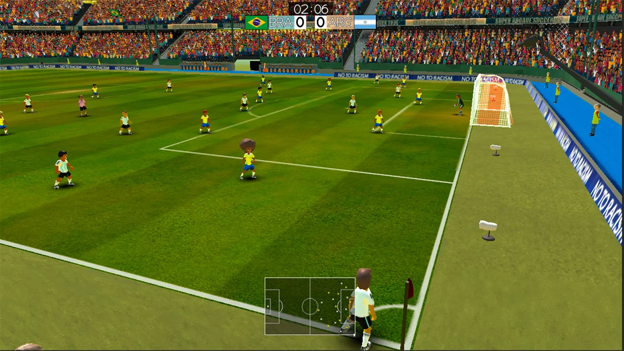Изображение игры: Super Arcade Soccer