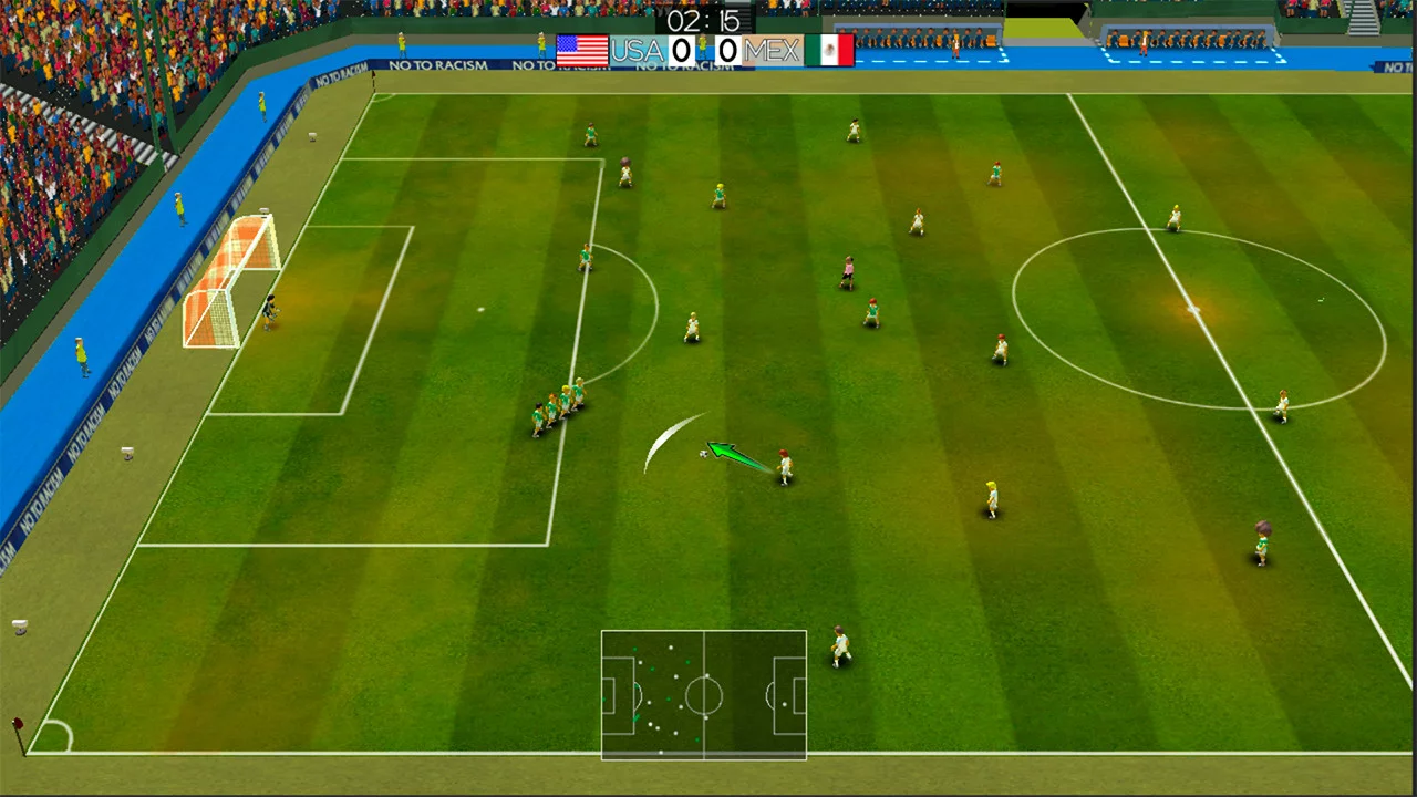 Изображение игры: Super Arcade Soccer