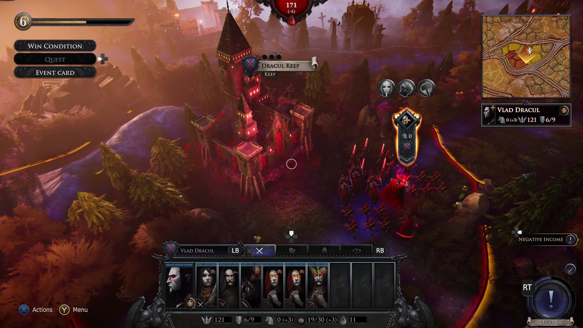 Изображение игры: Immortal Realms: Vampire Wars