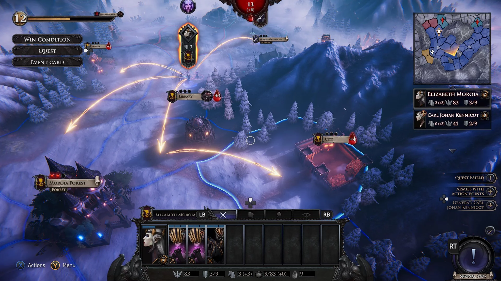 Изображение игры: Immortal Realms: Vampire Wars