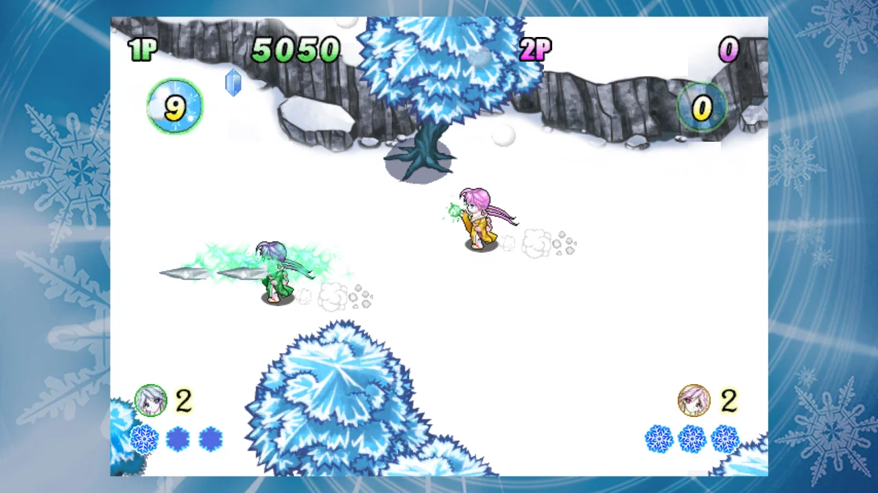 Изображение игры: Snow Battle Princess SAYUKI | 雪ん娘大旋風