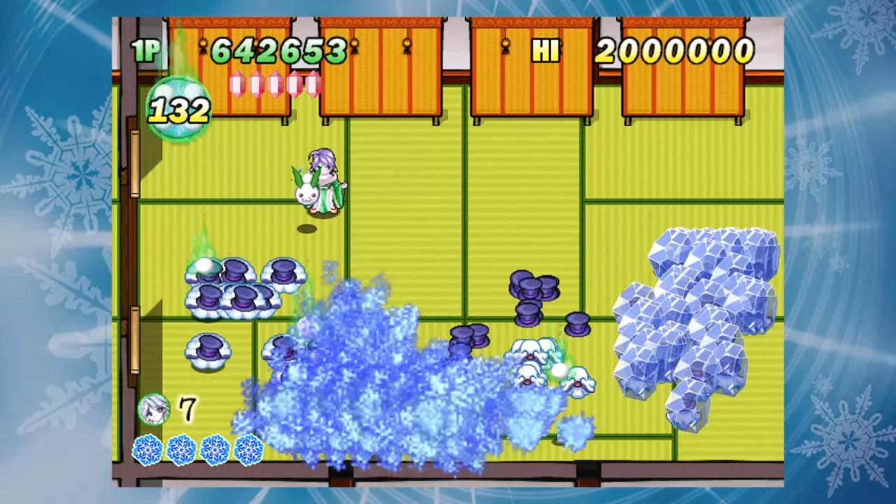 Изображение игры: Snow Battle Princess SAYUKI | 雪ん娘大旋風