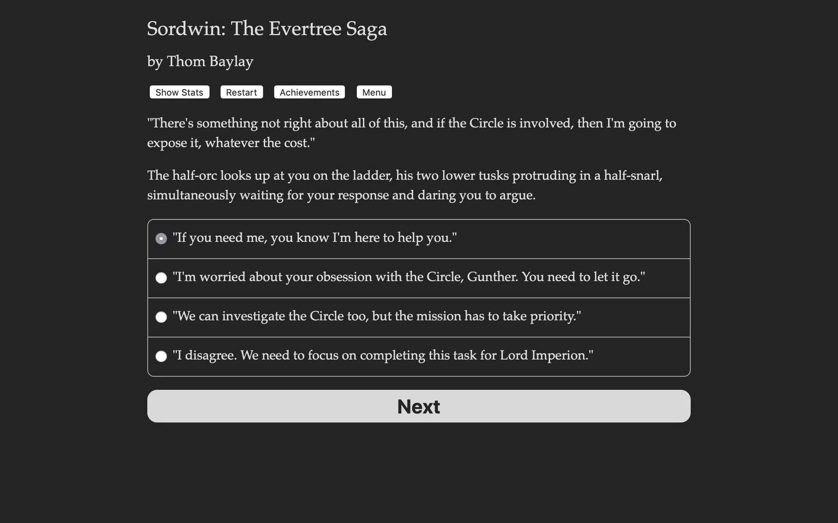 Изображение игры: Sordwin: The Evertree Saga
