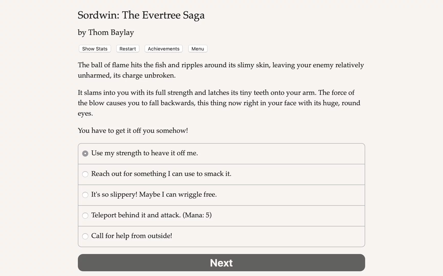 Изображение игры: Sordwin: The Evertree Saga